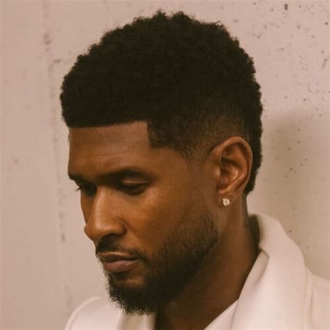 usher beard|usher burst fade.